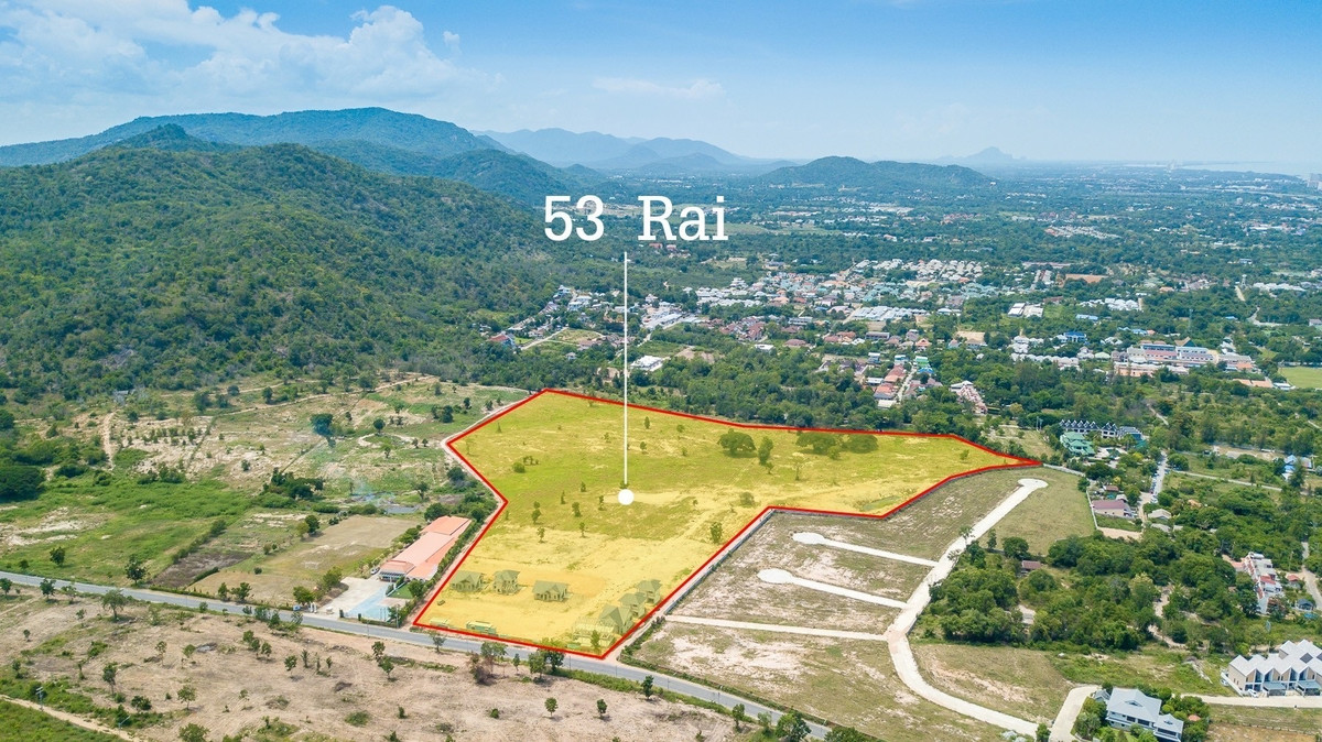 53 ไร่ วิวเขา ใกล้ทะเล | ทำโครงการได้ทันที | ใกล้สนามบิน + รพ.กรุงเทพ หัวหิน | แปลงใหญ่หายาก เหมาะลงทุนระยะยาว – รูปที่ 4