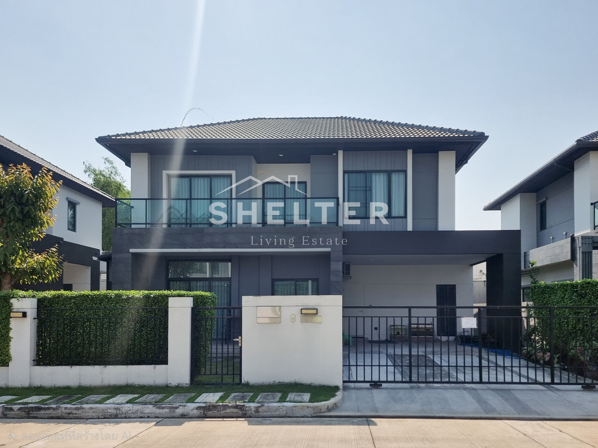 2-story detached house, Seri Thai - Ramindra area, near Fashion Island.