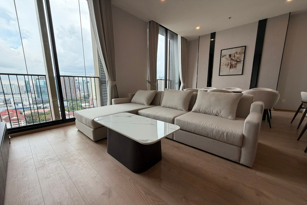 🔥 For Rent !!🔥 Noble Be19, 3 bedroom, 3 bathroom, high floor 24++, rare item !! Code C20260500019 furnished, ready to move in📣📣