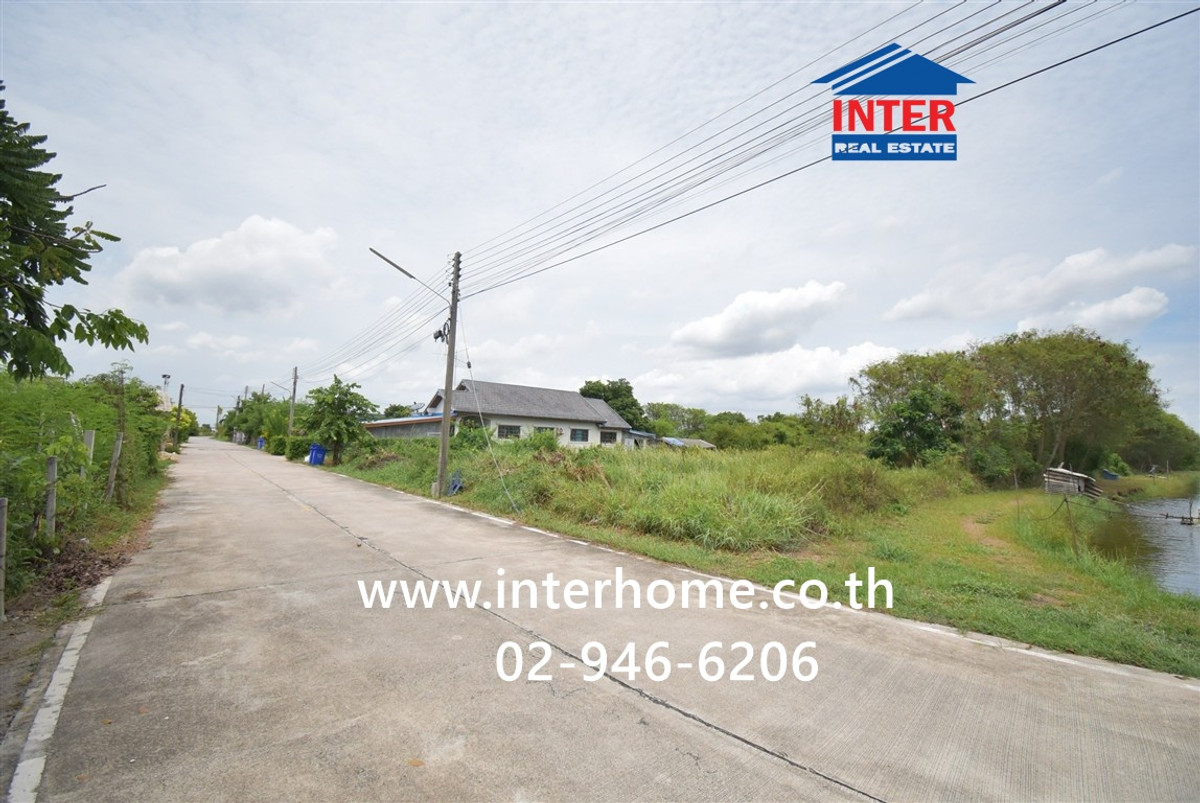 Empty land 4 rai 91 sq m. Empty land near Saen Phuda Temple. College of Innovation Management Technology Chachoengsao-Bang Pakong Road, Saenphuda Road, Ban Pho, Chachoengsao – รูปที่ 3
