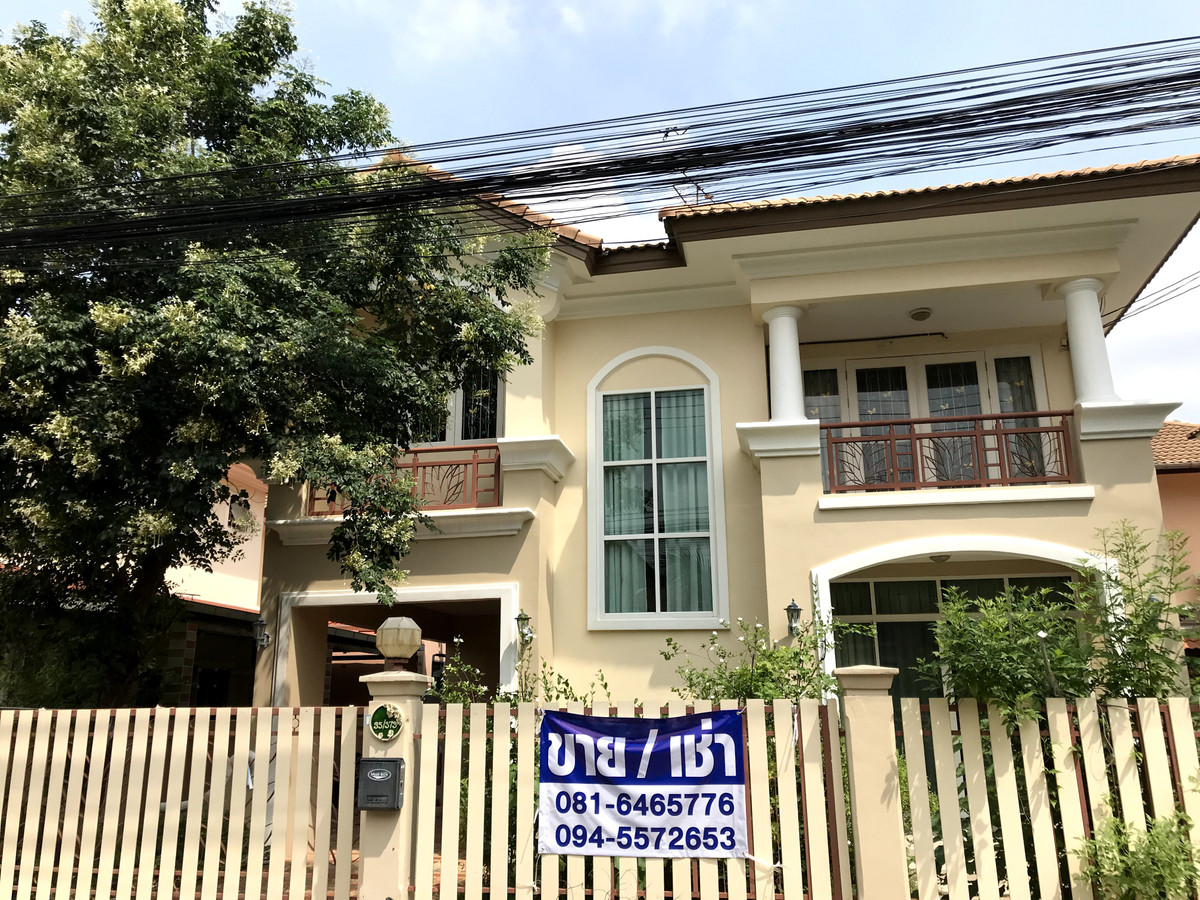 Special price for rent, located near Big C Market and Future Park Rangsit.