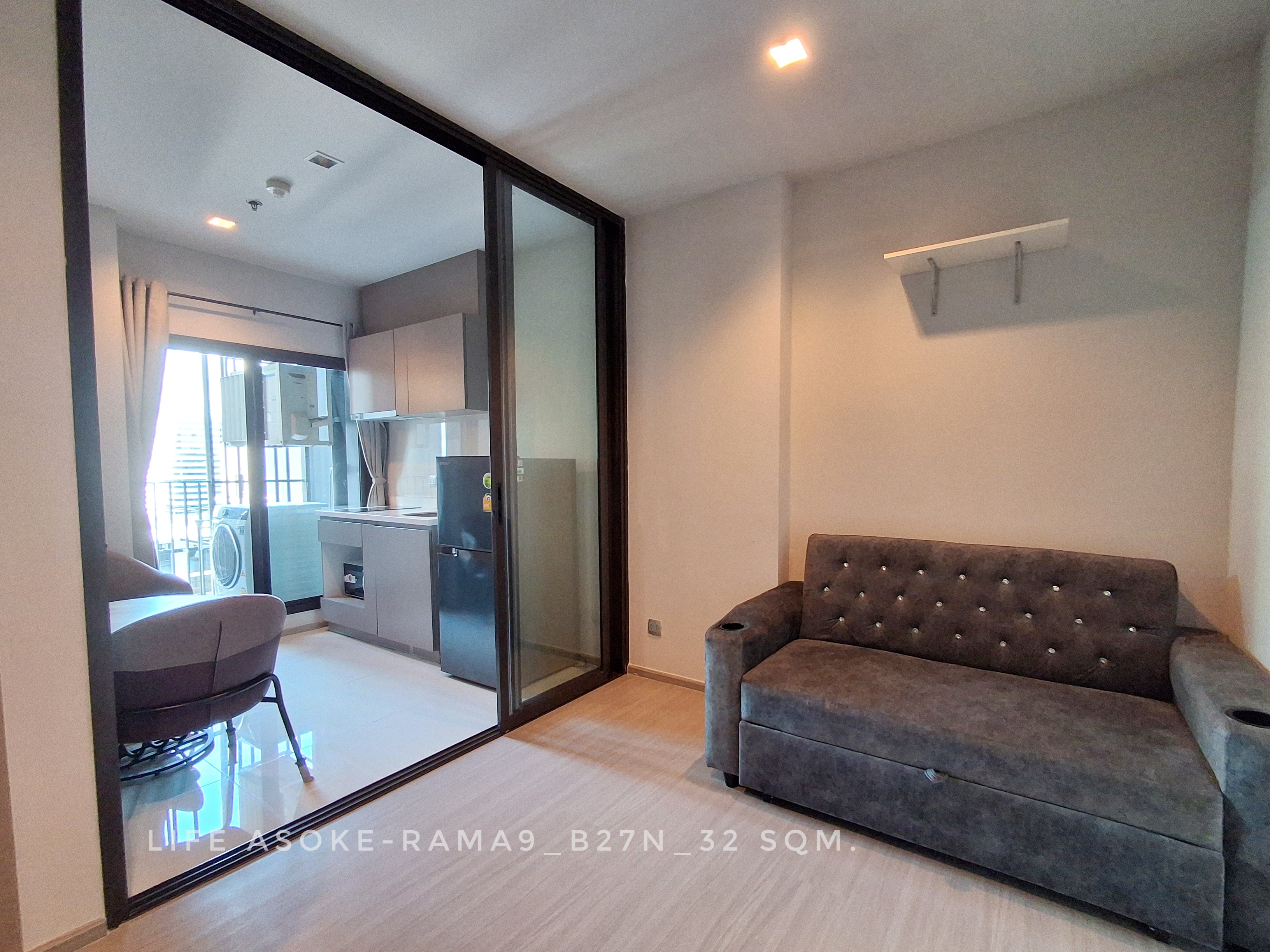 🎉🎉Room for RENT-Life Asoke-Rama9 north view side 1 bedroom good condition close to Central GR9, MRT Phraram 9 🎉🎉Room for RENT-Life Asoke-Rama9 north view side 1 bedroom good condition close to Central GR9, MRT Phraram 9