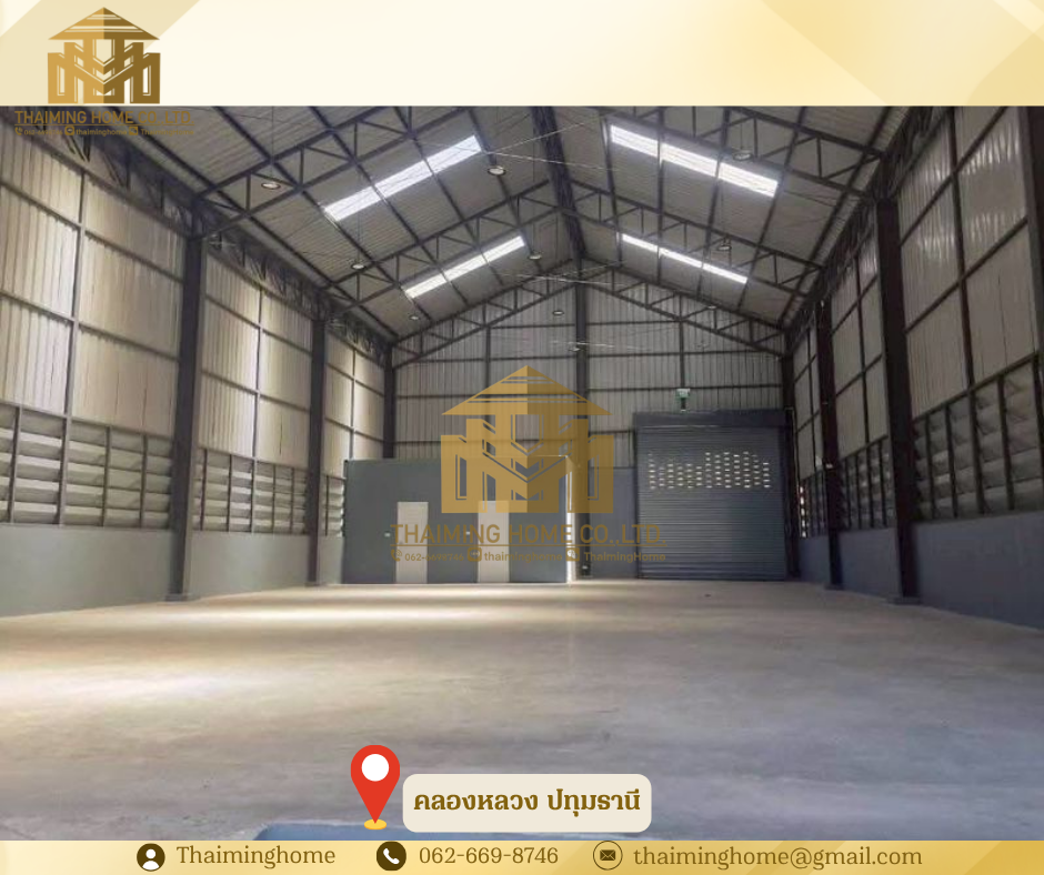 Warehouse for rent with office, size 777 sq m, Khlong Luang, Pathum Thani Province (Property Code TW6-5026) 💜 – รูปที่ 4