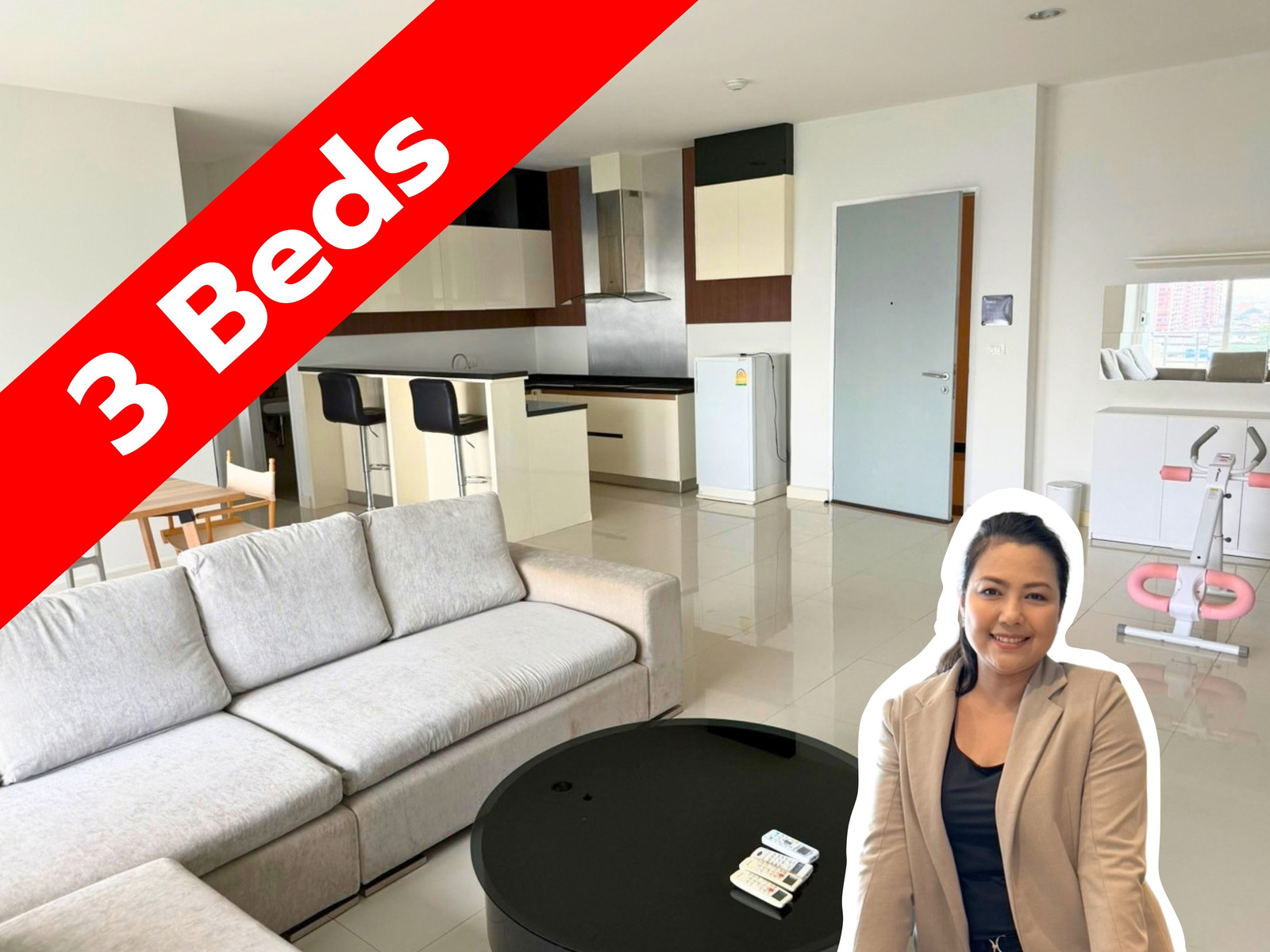 ให้เช่าคอนโด The Fourwings Residence | 3 ห้องนอน 134 ตร.ม. REF. F19902 ให้เช่าคอนโด The Fourwings Residence | 3 ห้องนอน 134 ตร.ม. REF. F19902