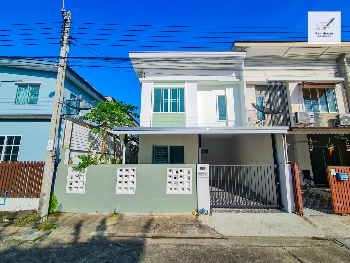 Townhouse for sale, 2 floors, corner unit, 3 bedrooms, Pruksa Ville Village 62/1. Nimit Mai Road 19/1, Minburi, full usable area, ready to move in. Townhouse for sale, 2 floors, corner unit, 3 bedrooms, Pruksa Ville Village 62/1. Nimit Mai Road 19/1, Minburi, full usable area, ready to move in.