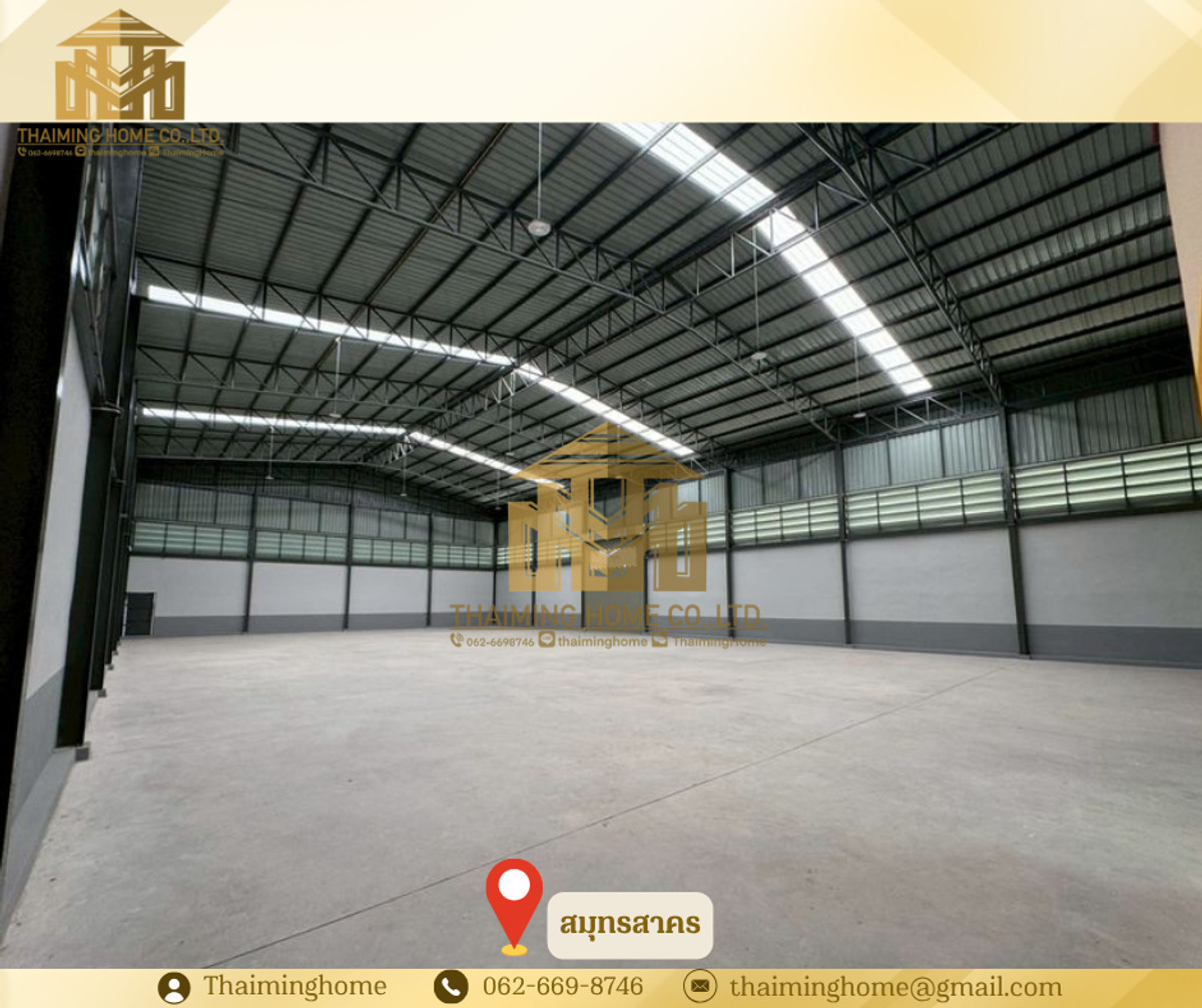 Factory for sale, 1 rai 41 sq m, with office and bathroom, pink area, Bang Krachao, Samut Sakhon, next to Rama 2 Road. Expressway(TW8-17726) – รูปที่ 4