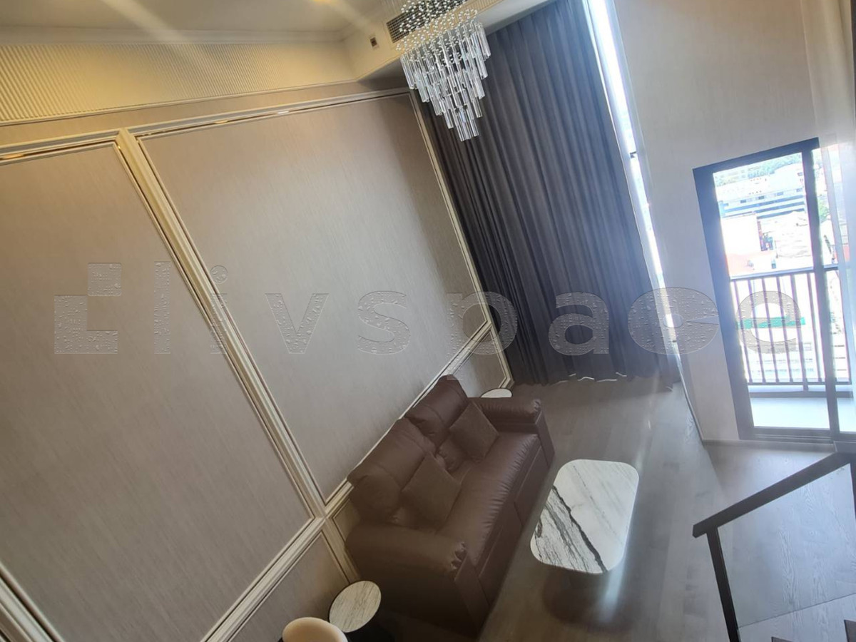 ▚ LJ123ツ ให้เช่า: Park Origin Ratchathewi ✨ 1 Bed Duplex 48 ตร.ม. ชั้นสูง ห้องสวย ส่วนกลางอลังการ พร้อมเข้าอยู่! 🏙️เพดานสูง – รูปที่ 3
