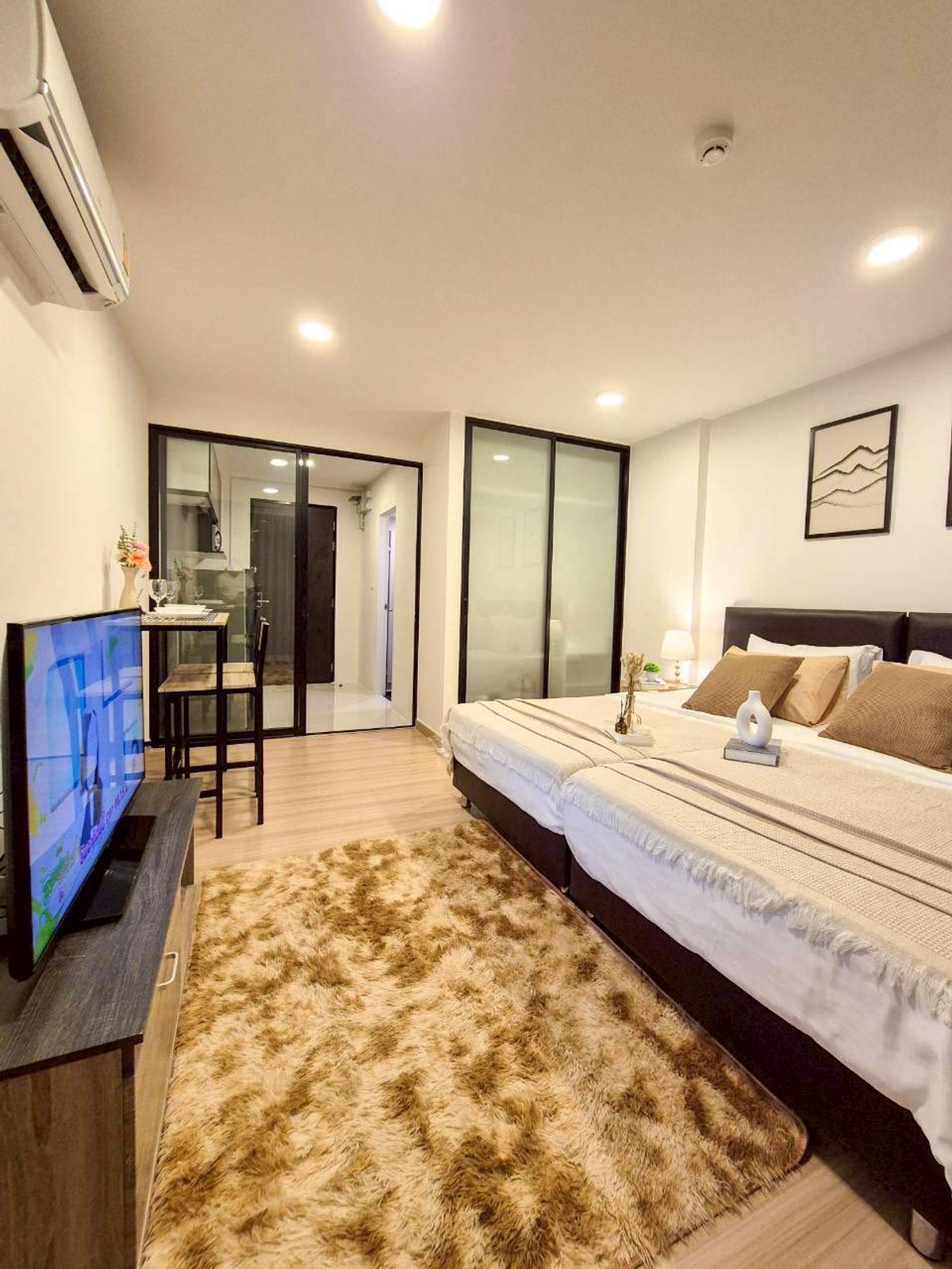 For Rent: Chateau in Town Pinklao, pet condo🐶 1 bedroom, 1 bathroom, beautiful room, fully furnished. Ready to move in