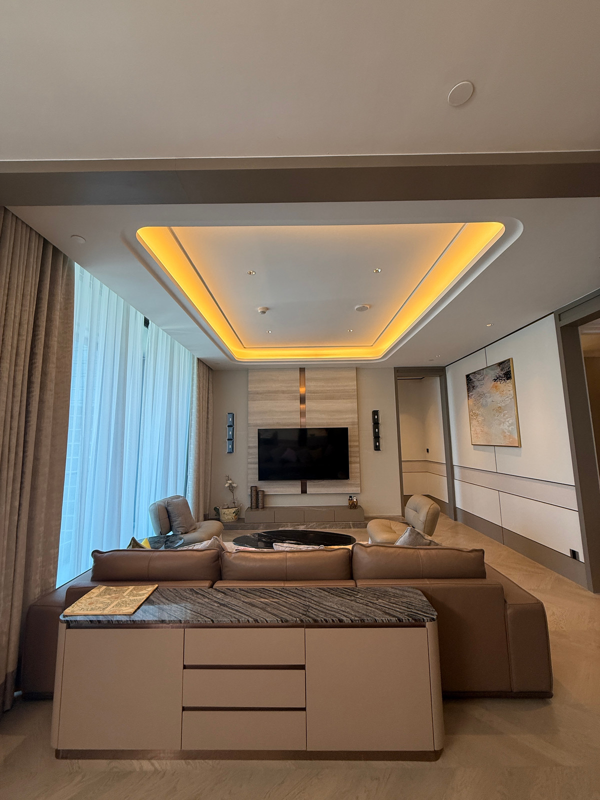 ห้องใหม่ สวยมาก เพิ่งแต่งเสร็จ ยังไม่เคยมีคนอยู่ ชั้นสูง วิวไม่บล็อค – รูปที่ 4