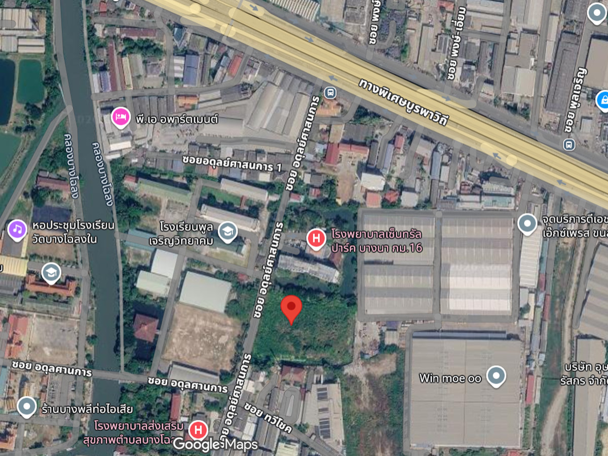 Land for sale, 7 rai, next to Central Park Hospital, Bang Chalong Subdistrict, Bang Phli District, Samut Prakan Province. – รูปที่ 3