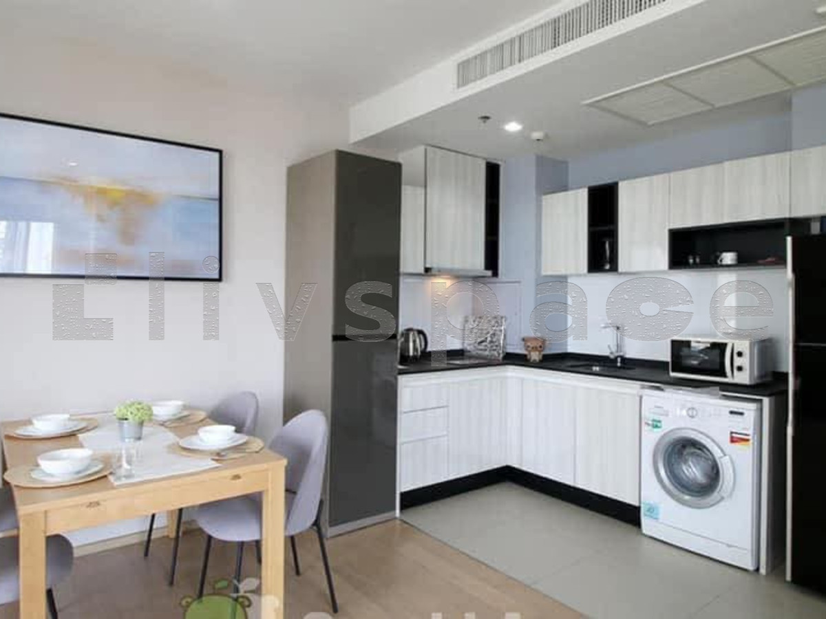 ▚ LH215ツ ขาย: HQ by Sansiri Thonglor 1BR 58sqm. 9.5M ✨ ยูนิตหายากห้องมุมไซส์ใหญ่ ลดพิเศษจาก 12 ล้าน พร้อมอ่างอาบน้ำและดีไซน์ใหม่ 🏙️ – รูปที่ 4
