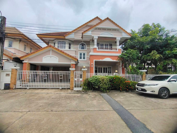 2-story detached house for rent, area 120 square meters, 4 bedrooms, 4 bathrooms, air conditioning, fully furnished, Sukhumvit Road 103, Soi Udomsuk, near Central Bangna, rental price 28,000 baht/mo. 2-story detached house for rent, area 120 square meters, 4 bedrooms, 4 bathrooms, air conditioning, fully furnished, Sukhumvit Road 103, Soi Udomsuk, near Central Bangna, rental price 28,000 baht/mo.