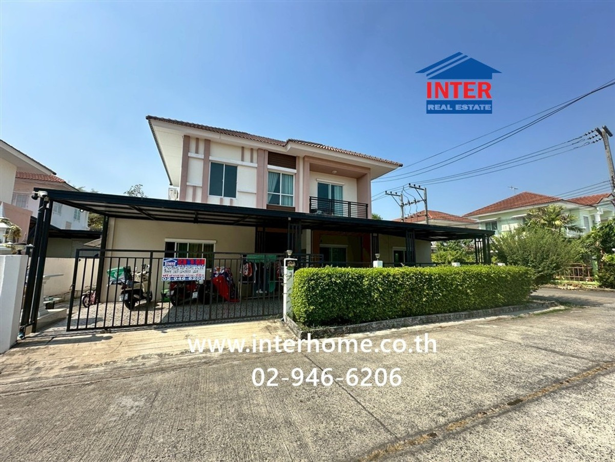 บ้านเดี่ยว 2 ชั้น 63 ตร.ว. หมู่บ้านบุรีรมย์ รังสิต คลอง4 ใกล้ตลาดลาดสวายคลอง4 ถนนรังสิต-นครนายก ถนนพระองค์เจ้าสายคลอง4 ลำลูกกา ปทุมธานี – รูปที่ 3