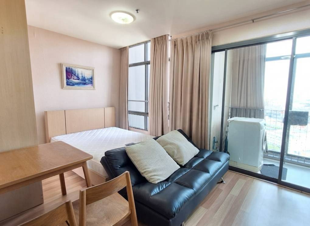 ✨ Ideo Blucove Sukhumvit Cozy Studio | 27 Sq.m. fully furnished feel-good space 💛 Near BTS Udomsuk | Rent 10,500 THB/month | By on-site agent, book a viewing today! 🔑