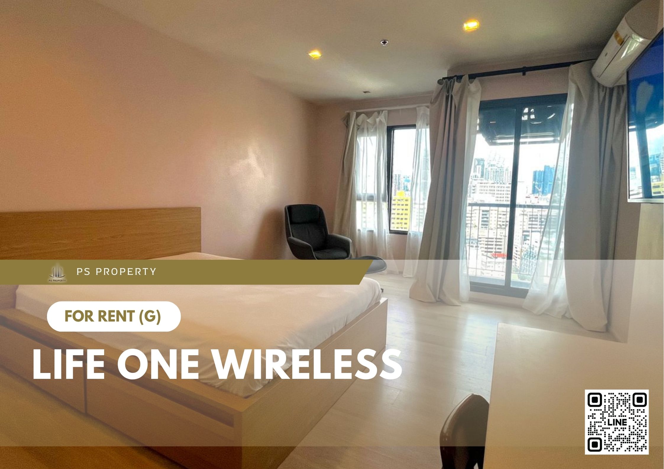 For Rent 🔥 Life One Wireless 🔥 Fully Furnished with Appliances, Near BTS Phloen Chit. For Rent 🔥 Life One Wireless 🔥 Fully Furnished with Appliances, Near BTS Phloen Chit.