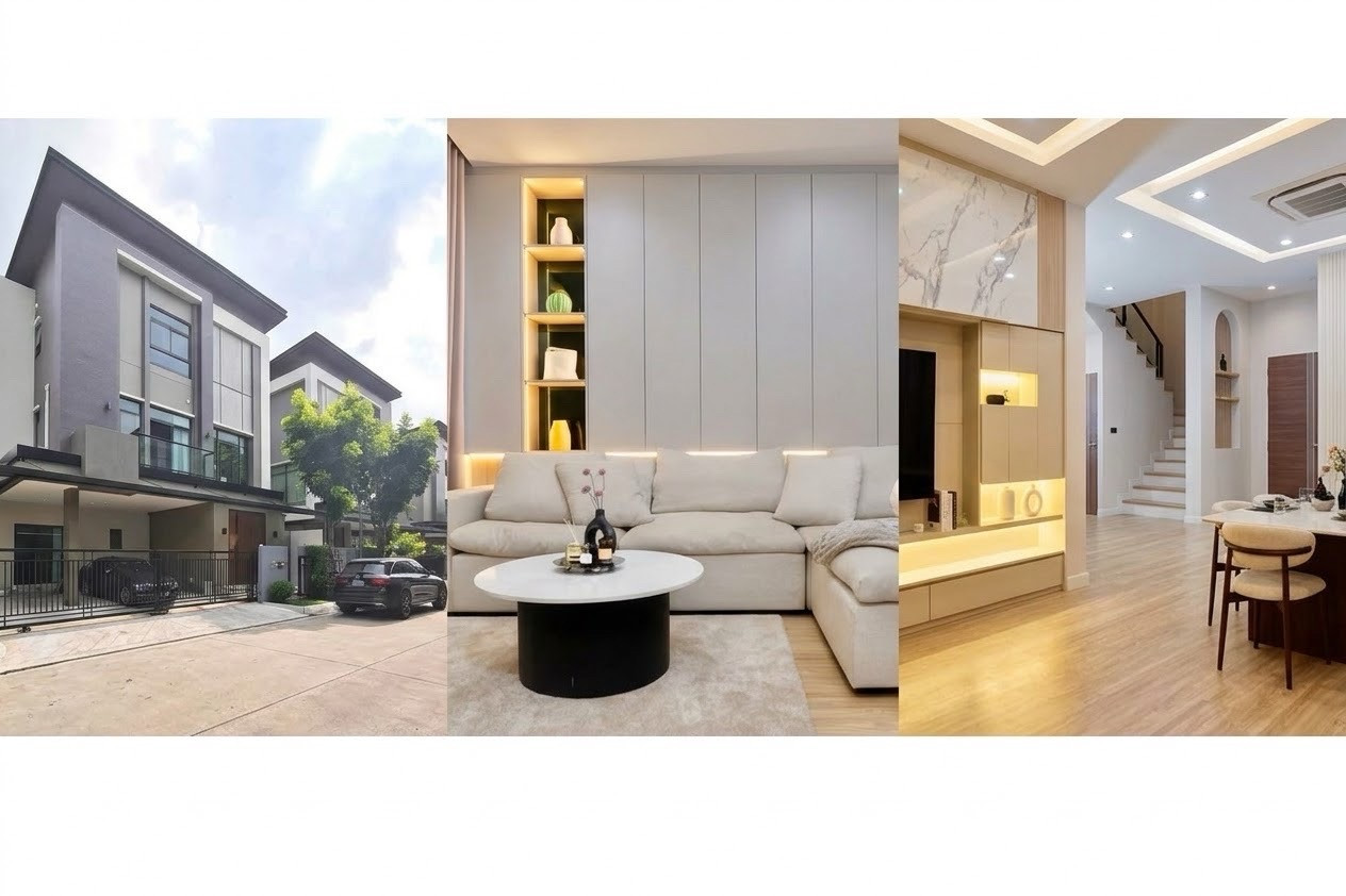 🌟For Rent: Detached House, Brooklyn Style at The Gentry Sukhumvit 101. Three-storey house featuring 4 bedrooms and 4 bathrooms. Pet-friendly.💥Rental Fee: 180,000 THB/month. 🌟For Rent: Detached House, Brooklyn Style at The Gentry Sukhumvit 101. Three-storey house featuring 4 bedrooms and 4 bathrooms. Pet-friendly.💥Rental Fee: 180,000 THB/month.