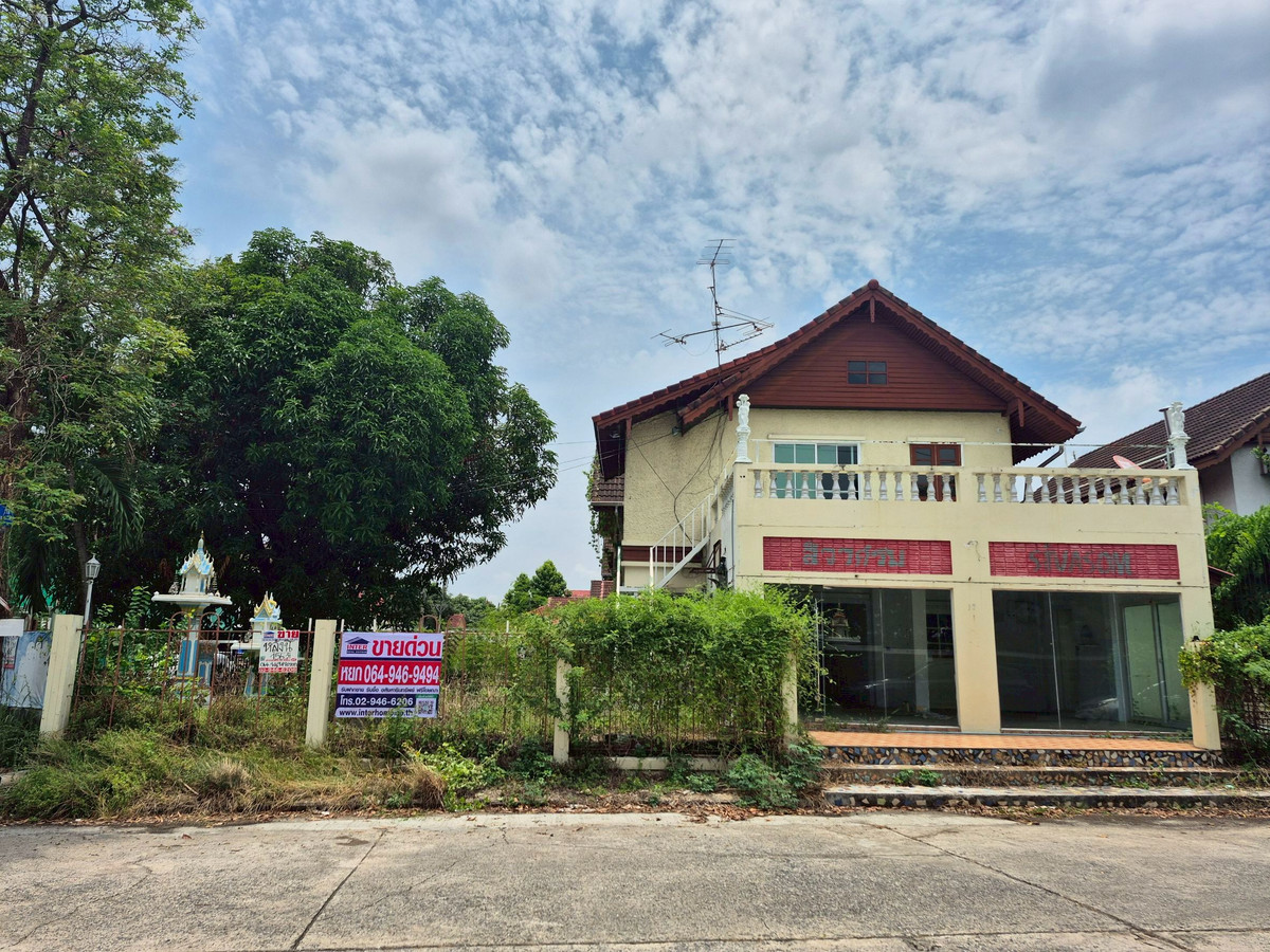 Land + 2-story detached house, 156 sq m, Phrueksachat Village Soi Ramkhamhaeng 118, Intersection 13 Land + 2-story detached house, 156 sq m, Phrueksachat Village Soi Ramkhamhaeng 118, Intersection 13
