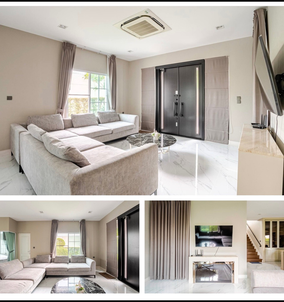🔥🔥 ให้เช่าบ้านหรู นันทวัน รามอินทรา–พหลฯ 50 🔥🔥 🏡 บ้านเดี่ยว 2 ชั้น (แปลงมุม | หันทิศใต้) 🛏 4 ห้องนอน 4 ห้องน้ำ + ห้องแม่บ้าน – รูปที่ 3