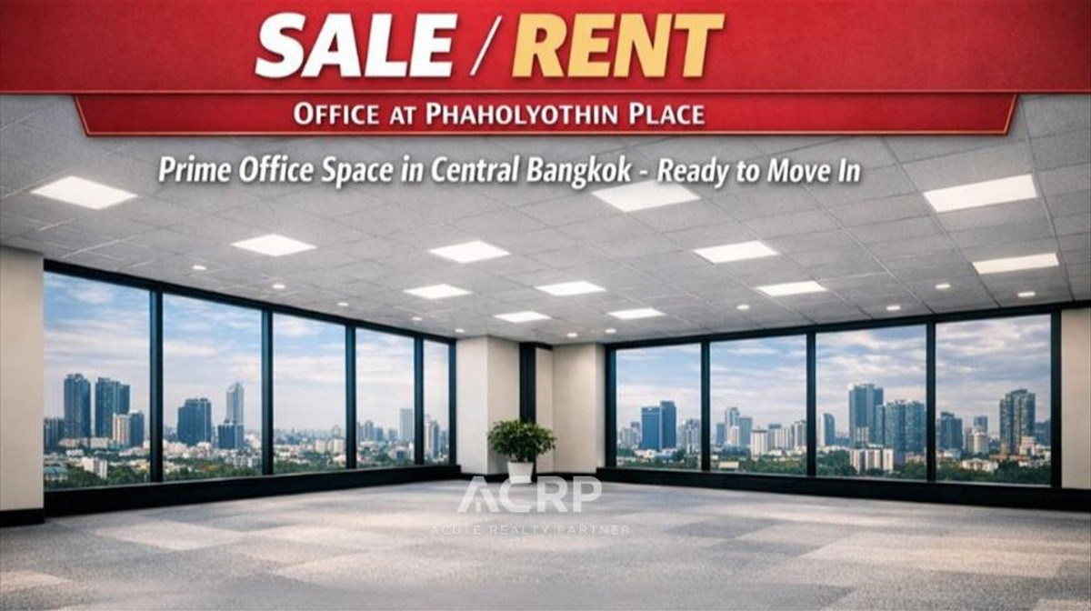 Office Space for Sale and Rent - Newly Renovated, Open Plan, Phaholyothin Place Building Office Space for Sale and Rent - Newly Renovated, Open Plan, Phaholyothin Place Building