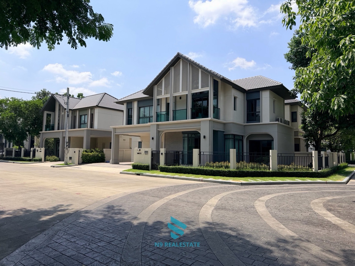 บ้านตัวอย่างขายถูก แปลงมุม ใกล้ clubhouse บางกอก บูเลอวาร์ด เวสต์เกต ราคาเพียง 17.9 ล้าน (ต่อรองได้) 