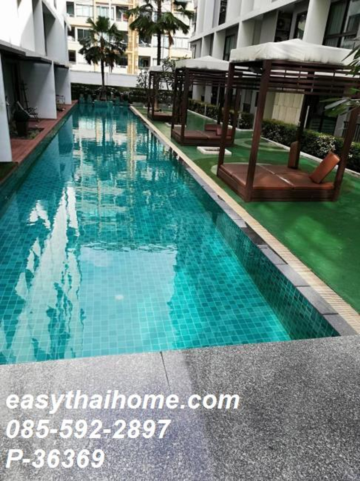[P-36369] ขาย เมโทร สกาย รัชดา 2.2 ล้าน (ราคาถูกสุด) | 1 นอน ชั้น 3 ตึก A ใกล้ MRT ห้วยขวาง ย่านดินแดง 085-592-2897 Line: @easythaihome – รูปที่ 4