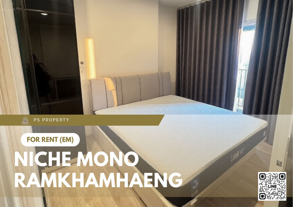 For Rent ✨ Niche Mono Ramkhamhaeng ✨ Fully furnished with appliances. Near The Mall Bangkapi. For Rent ✨ Niche Mono Ramkhamhaeng ✨ Fully furnished with appliances. Near The Mall Bangkapi.