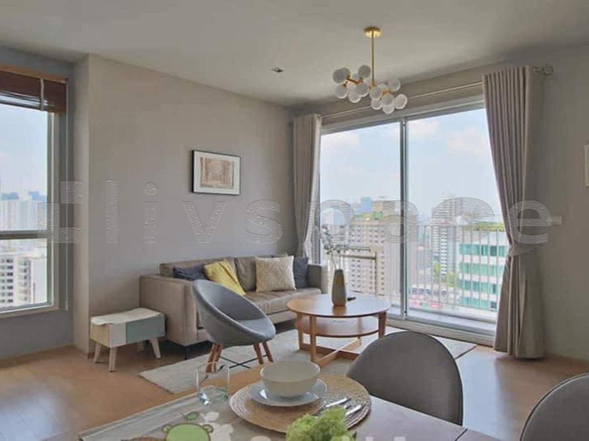 ▚ LH215ツ ขาย: HQ by Sansiri Thonglor 1BR 58sqm. 9.5M ✨ ยูนิตหายากห้องมุมไซส์ใหญ่ ลดพิเศษจาก 12 ล้าน พร้อมอ่างอาบน้ำและดีไซน์ใหม่ 🏙️ – รูปที่ 2