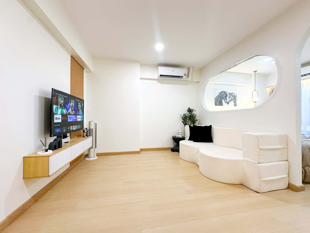 K-6844 🔥🔥 Beautiful room, newly renovated, urgent sale! Thanyakarn Condominium, beautiful room, newly renovated, divided into sections, ready to move in.