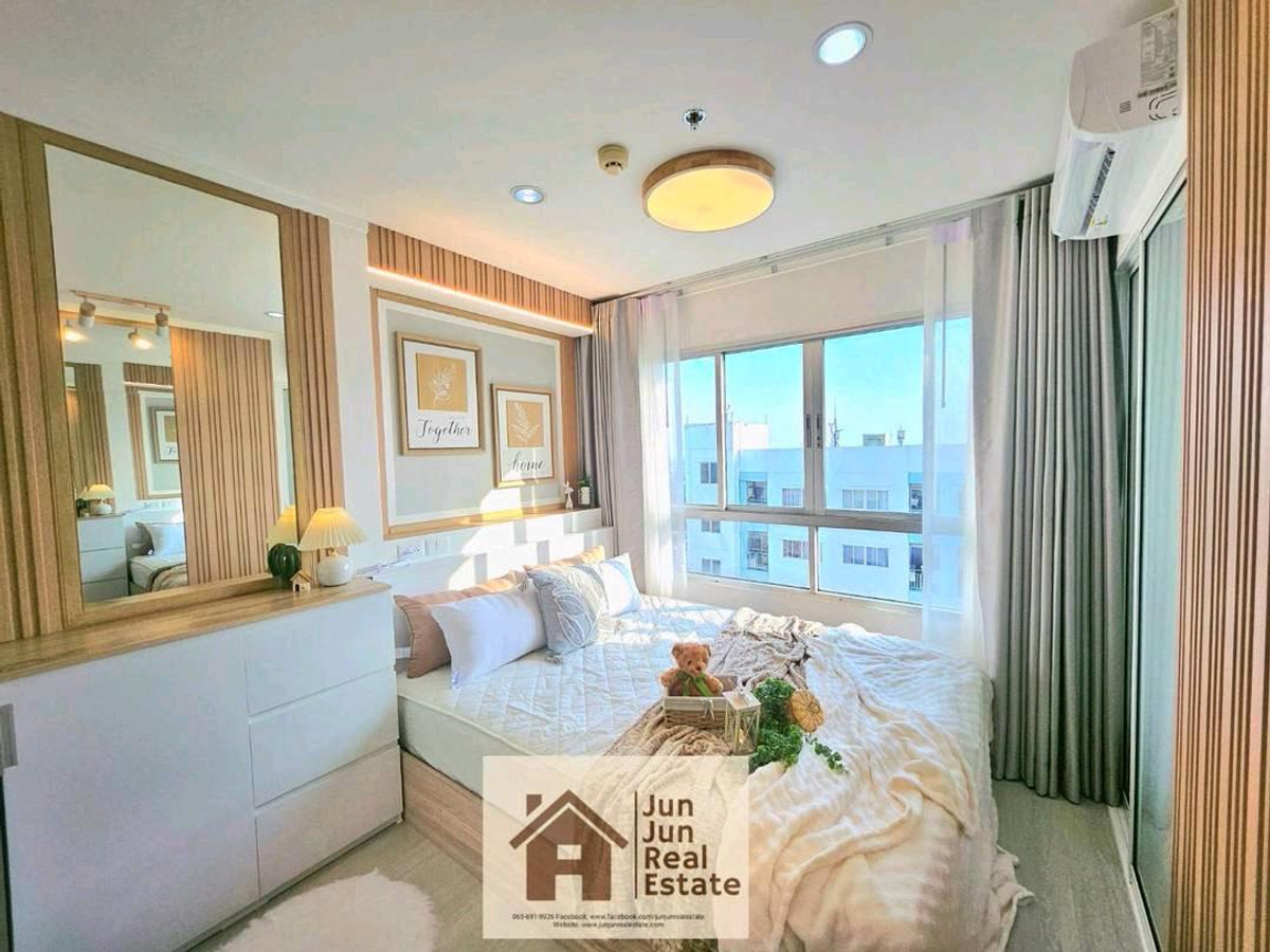 Urgent sale!! Minimalist style. 1.47 million!! Lumpini Mega City Bangna Condo!!**New room, 29th floor, Building C, size 26 sq m.
