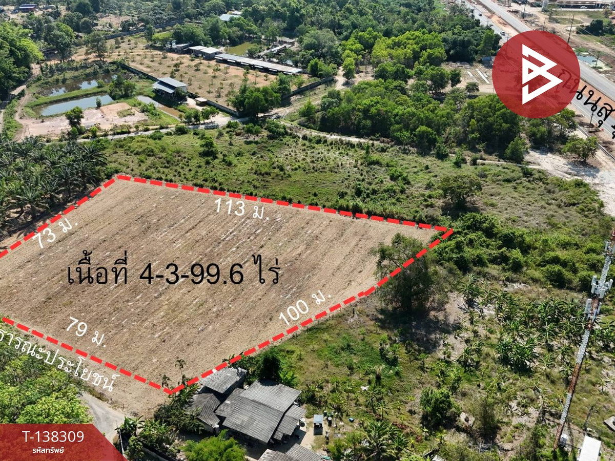 Land for sale, area 4 rai 3 ngan 99.6 sq m, Taphong, Rayong. – รูปที่ 2