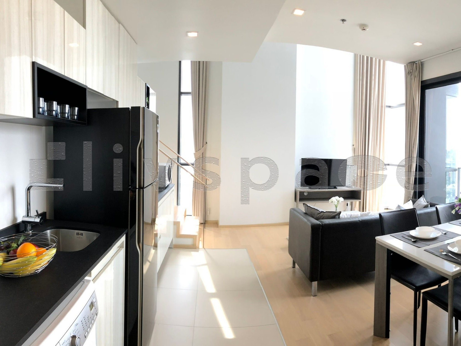 ▚ L06CMKツ ให้เช่า: HQ Thonglor 1 Bed Duplex 84.5ตร.ม. Rare Unit ห้องมุม วิว 3 ทิศ ระเบียงกว้าง พร้อมอยู่✨ – รูปที่ 4