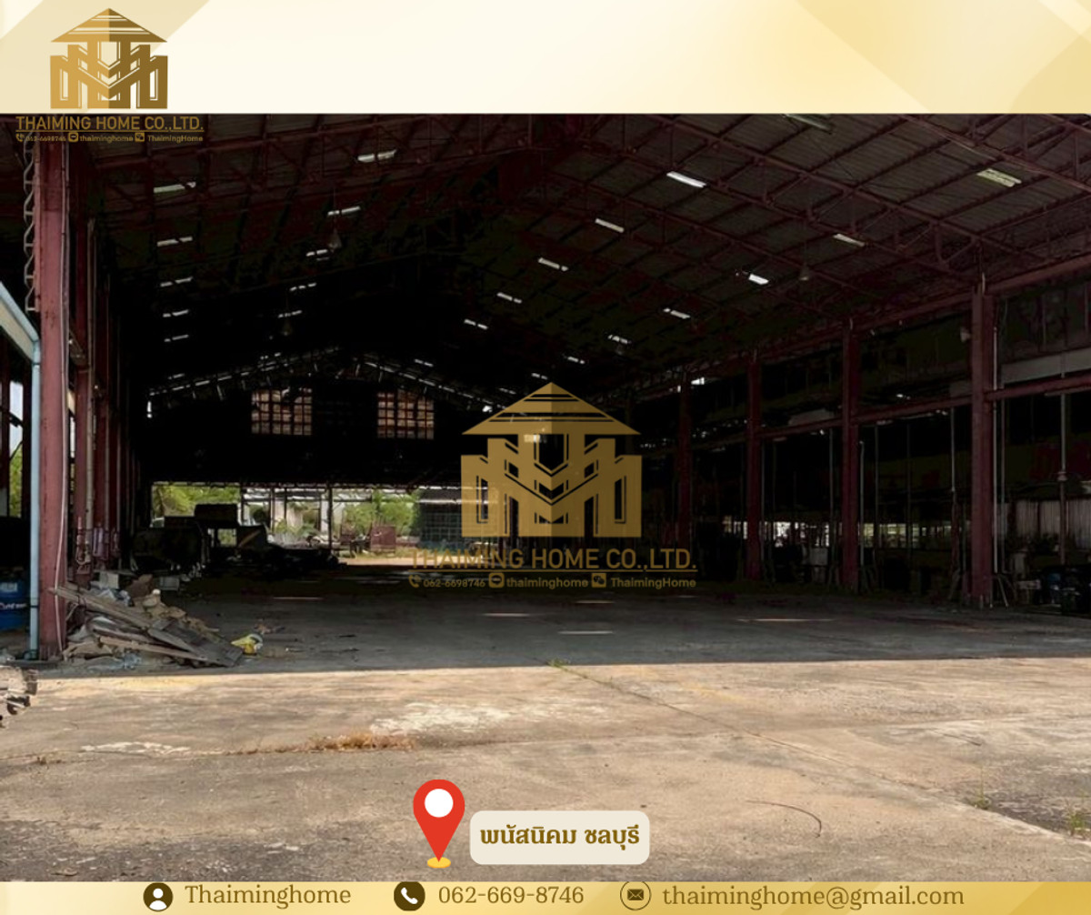 ปล่อยเช่าโรงงาน พนัสนิคม ชลบุรี 1.3ไร่ มีใบ รง4 (TW8-13826) – รูปที่ 2
