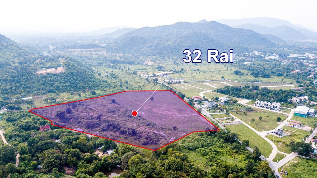 ที่ดินหัวหิน 32 ไร่ ทำเลศักยภาพ วิวภูเขา ใกล้เมือง เหมาะพัฒนาโครงการหรู / Wellness / Pool Villa – รูปที่ 3