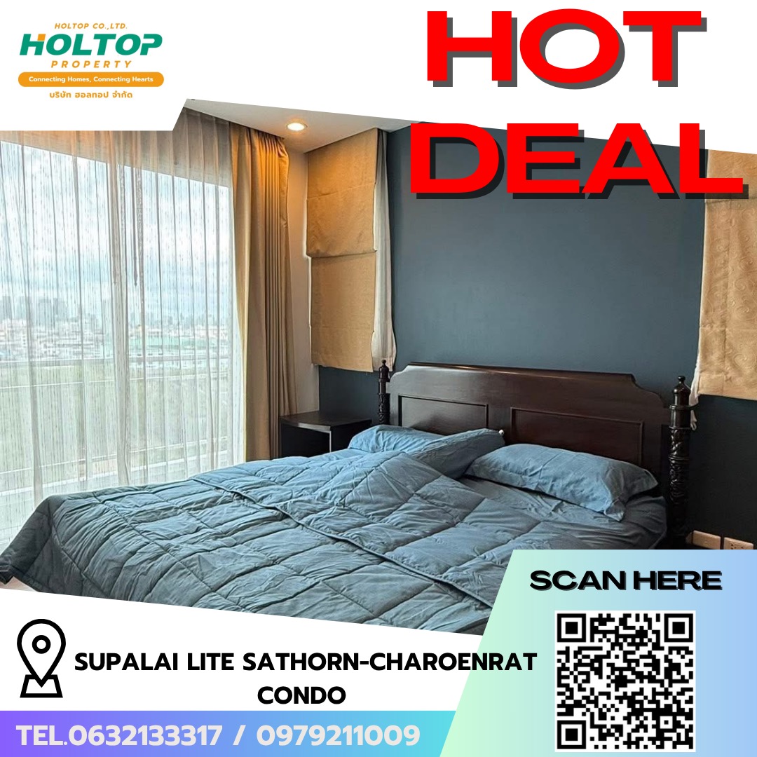 #R10056 🎉 200569 ให้เช่าคอนโด Supalai Lite Sathorn-Charoenrat Condo
#R10056 🎉 200569 ให้เช่าคอนโด Supalai Lite Sathorn-Charoenrat Condo