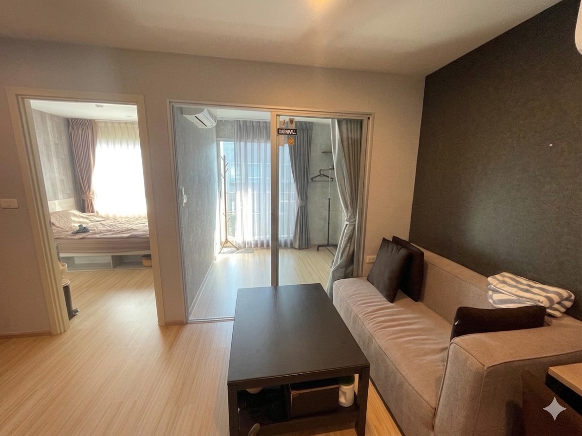 For rent: Elio Del Moss 1BED PLUS, can make 2 bedrooms, has 2 beds + 2 wardrobes, pool view, same building as 7-11**TEL: 0863649888 / LINE: @751paggb
