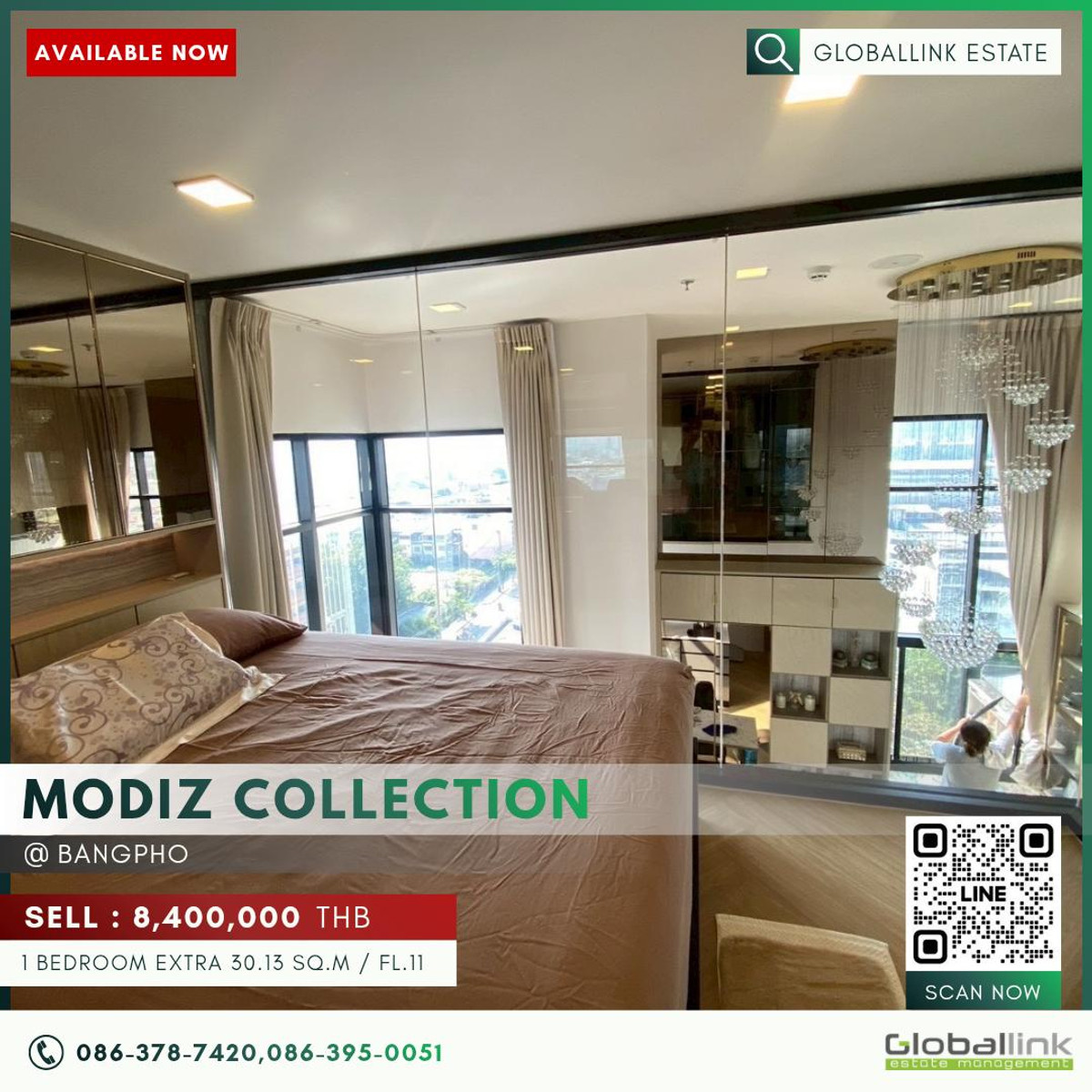 ขายคอนโด Duplex😊ชื่อโครงการ : Modiz Collection BangPho🏢