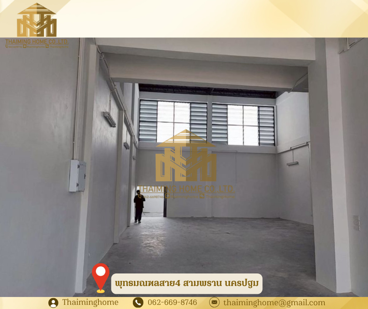 ให้เช่า โกดัง พร้อม โฮมออฟฟิศ พุทธมณฑลสาย4 สามพราน นครปฐม(TW8-17526) – รูปที่ 2