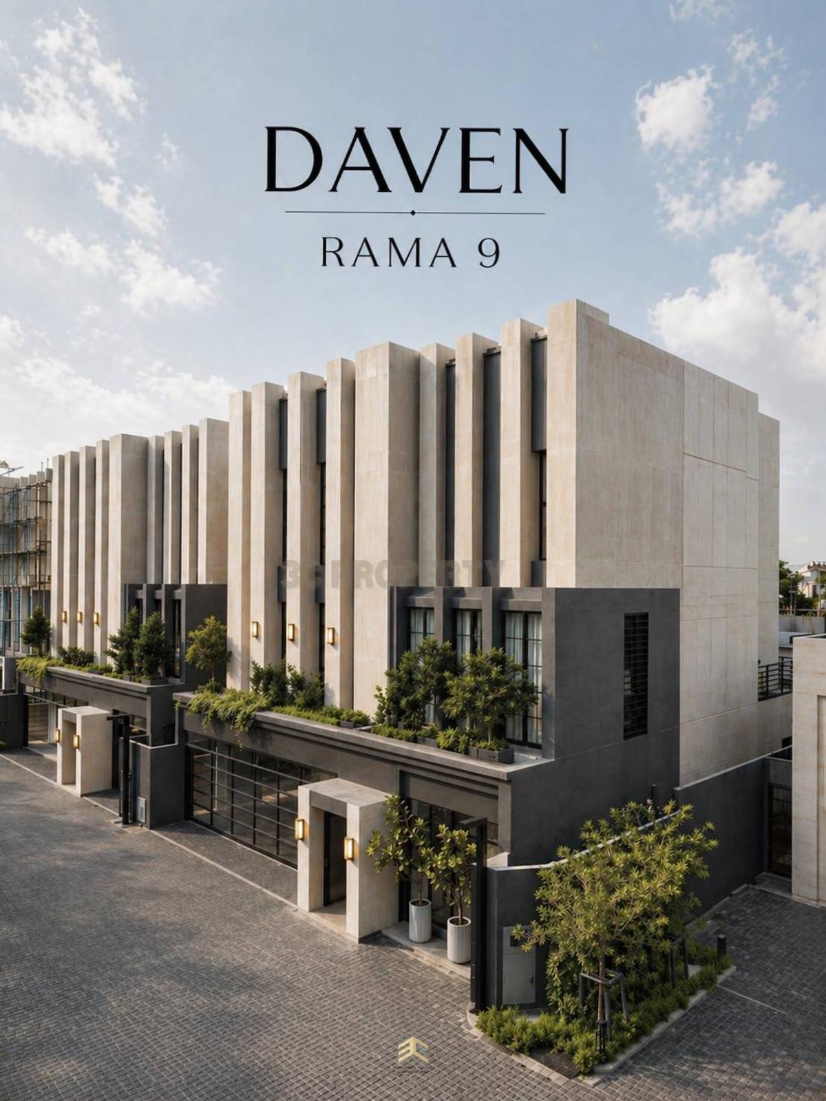 Luxury home, new project in Rama 9 area: DAVEN RAMA 9 (starting at 63 million baht) make an appointment to visit Kee 095-0898947