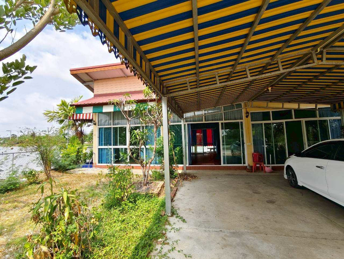 ขายบ้านเดี่ยวชั้นเดียว ริมน้ำ บรรยากาศรีสอร์ท ถนนศรีวารี ใกล้สนามบินสุวรรณภูมิ – รูปที่ 4