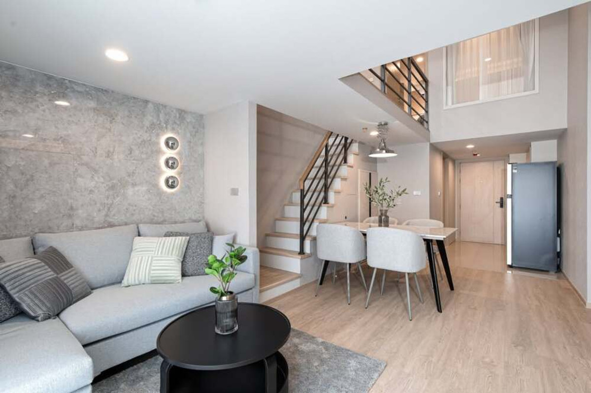 🔥 For Rent !! Rare Item !! Culture Chula, 2 bedroom Duplex, 1 bathroom, high floor 16++, Good Location!! 🔥Code C20260500010 furnished, ready to move in📣📣