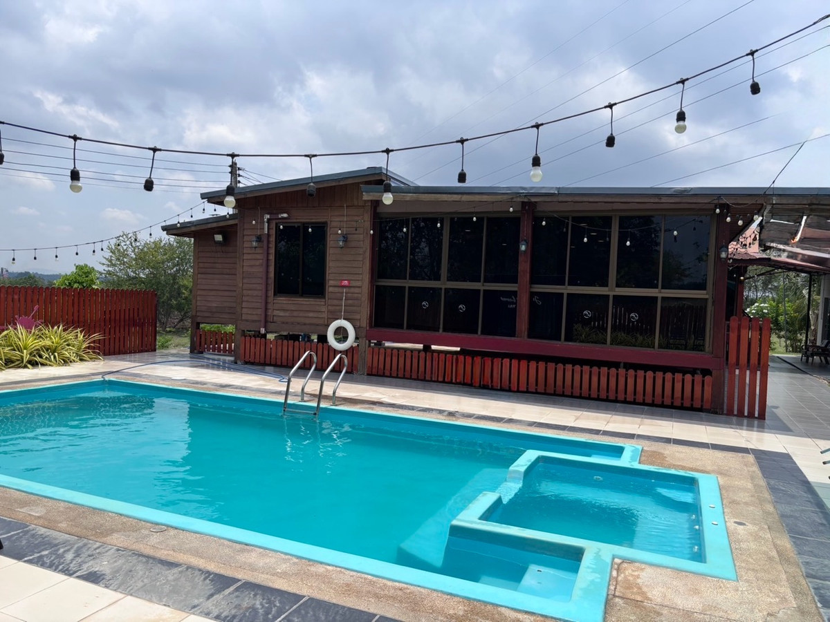 Pool villa for sale Pak Chong Nong Nam Daeng near Khao Yai 5 rai land 200 sq.m 4 bedrooms investment opportunity Pool villa for sale Pak Chong Nong Nam Daeng near Khao Yai 5 rai land 200 sq.m 4 bedrooms investment opportunity