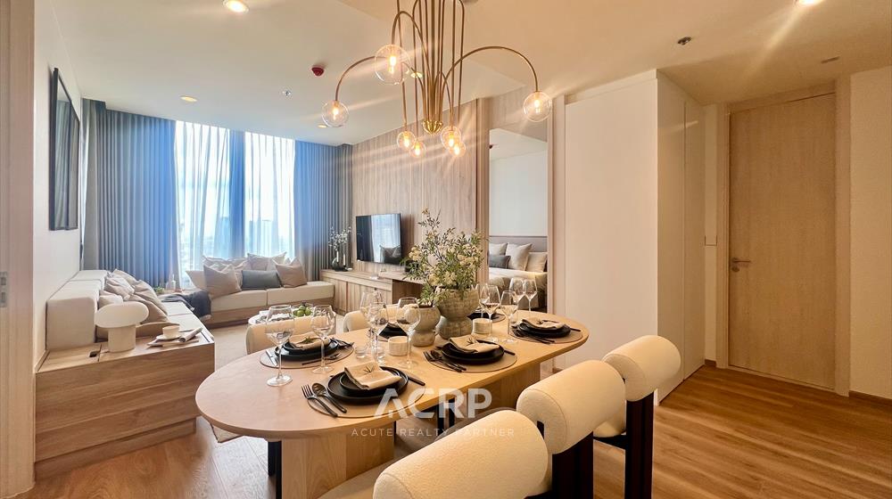 Rare Corner Fullplex! Noble Form Thonglor-2Bed 76.96 sq.m. Floor 42, South View, Near Sky Pool.CBD – รูปที่ 3