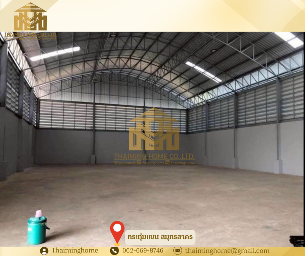 Warehouse for rent with office, Krathum Baen, area 1 rai, Krathum Baen, Samut Sakhon (Property Code TW06-3826) – รูปที่ 3