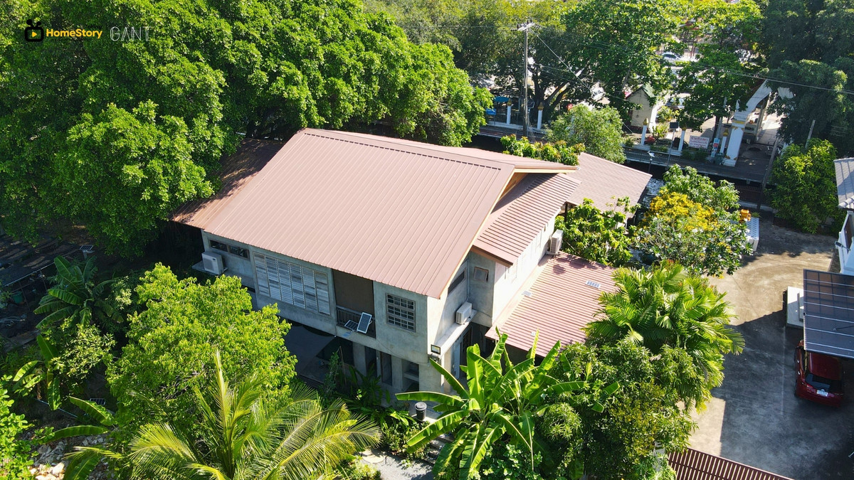 ขายที่ดินริมคลองบางมด แถมบ้านเหมาะทำคาเฟ่ หรือพักอาศัย บางขุนเทียน กทม. (Gant-342) – รูปที่ 4