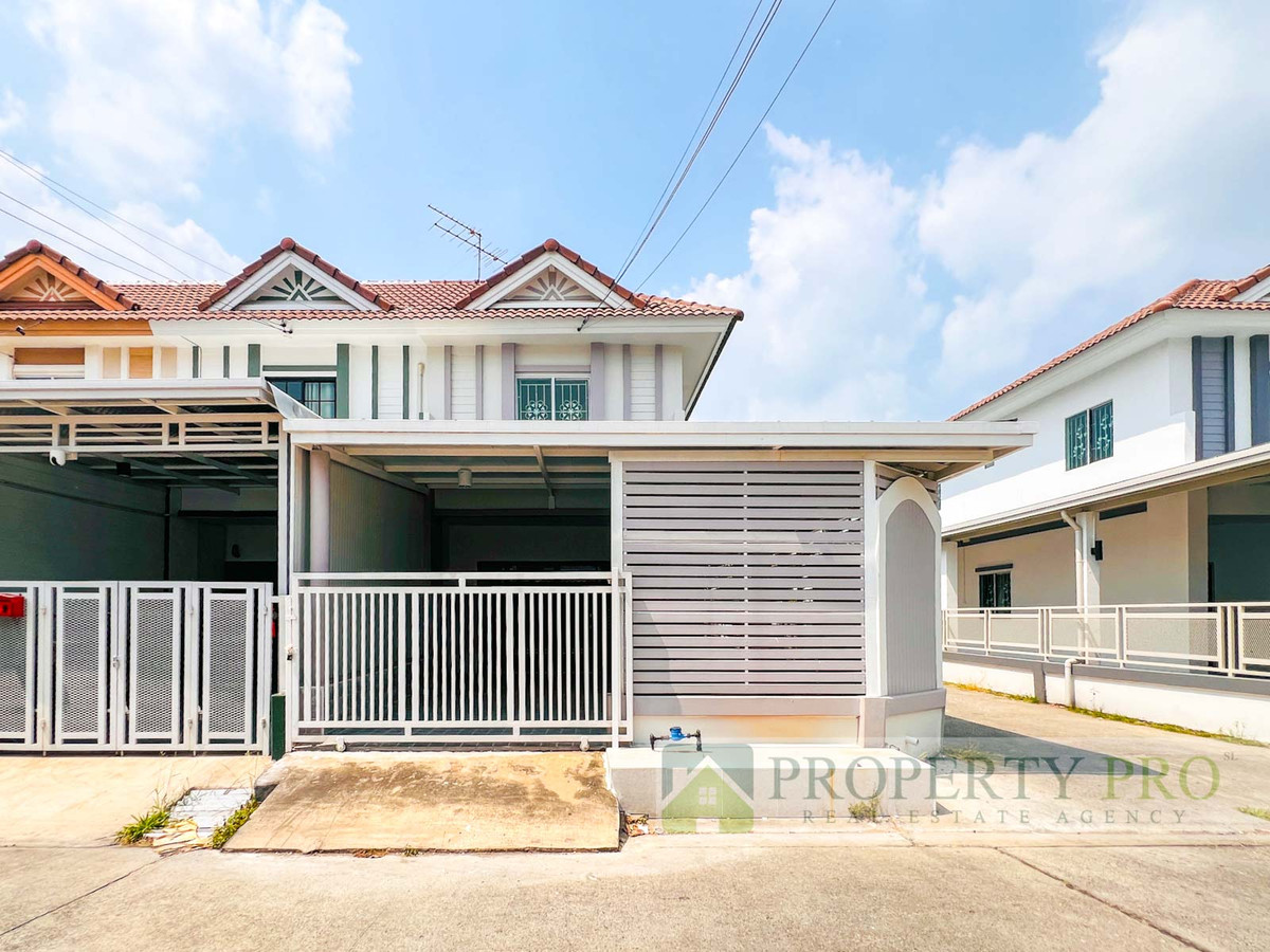 ขาย บ้าน พฤกษา D รังสิต คลอง 3 ทาวน์โฮม 2 ชั้น ขนาด 23 ตรว 120 ตรม 2 นอน 2 น้ำ หลังมุม รีโนเวทใหม่  ใกล้ รังสิต-นครนายก คลองหลวง พหลโยธิน วิภาวดีรังสิต กาญจนาภิเษก : SL26S-008