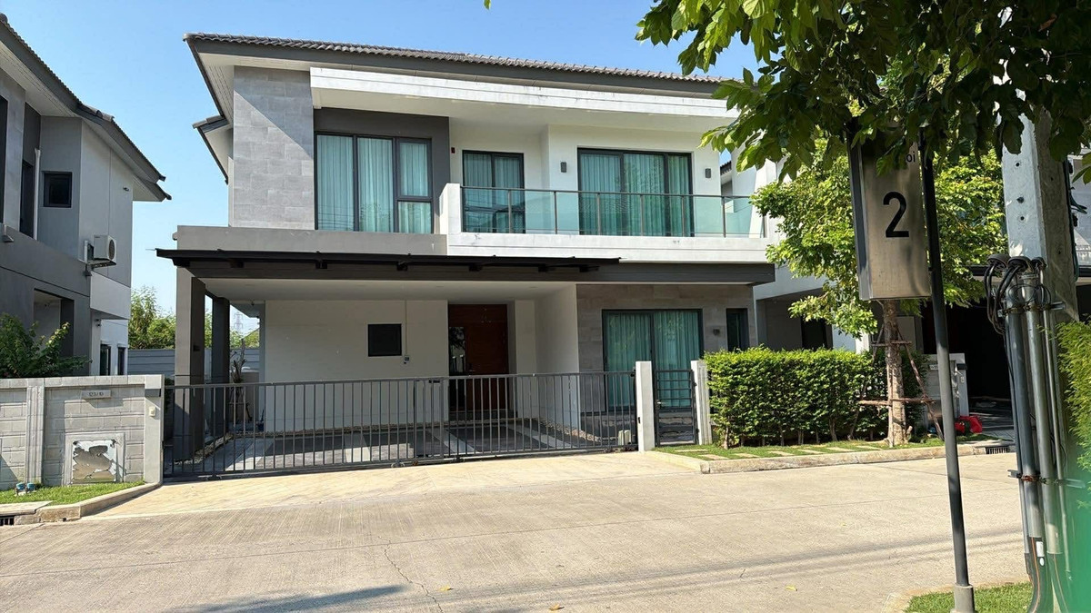 Single house for rent, The City Bangna 1 project, ready to move in, good location near Mega Bangna ✨