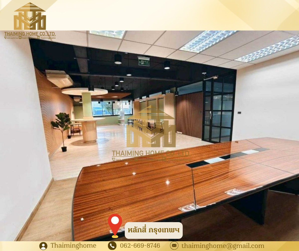 อาคารสำนักงานให้เช่า (วิภาวดีรังสิต) ขนาด740 ตรม. เขตหลัก4 กรุงเทพ(TO9-0126) – รูปที่ 3