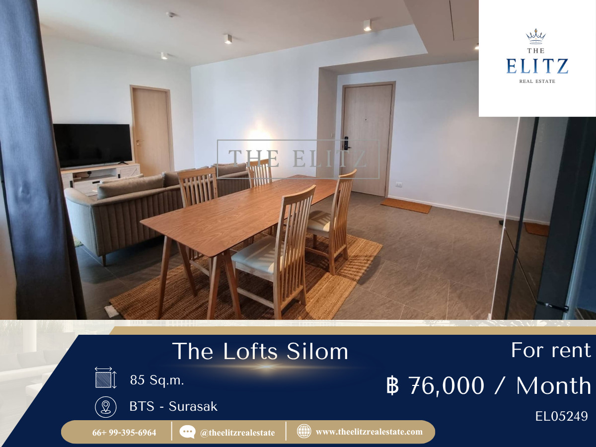 ✨ Live a superior life with Sky Facilities, 360 degree city views, The Lofts Silom, premium specs from Raimon Land, ready to move in with your bags 🎉
