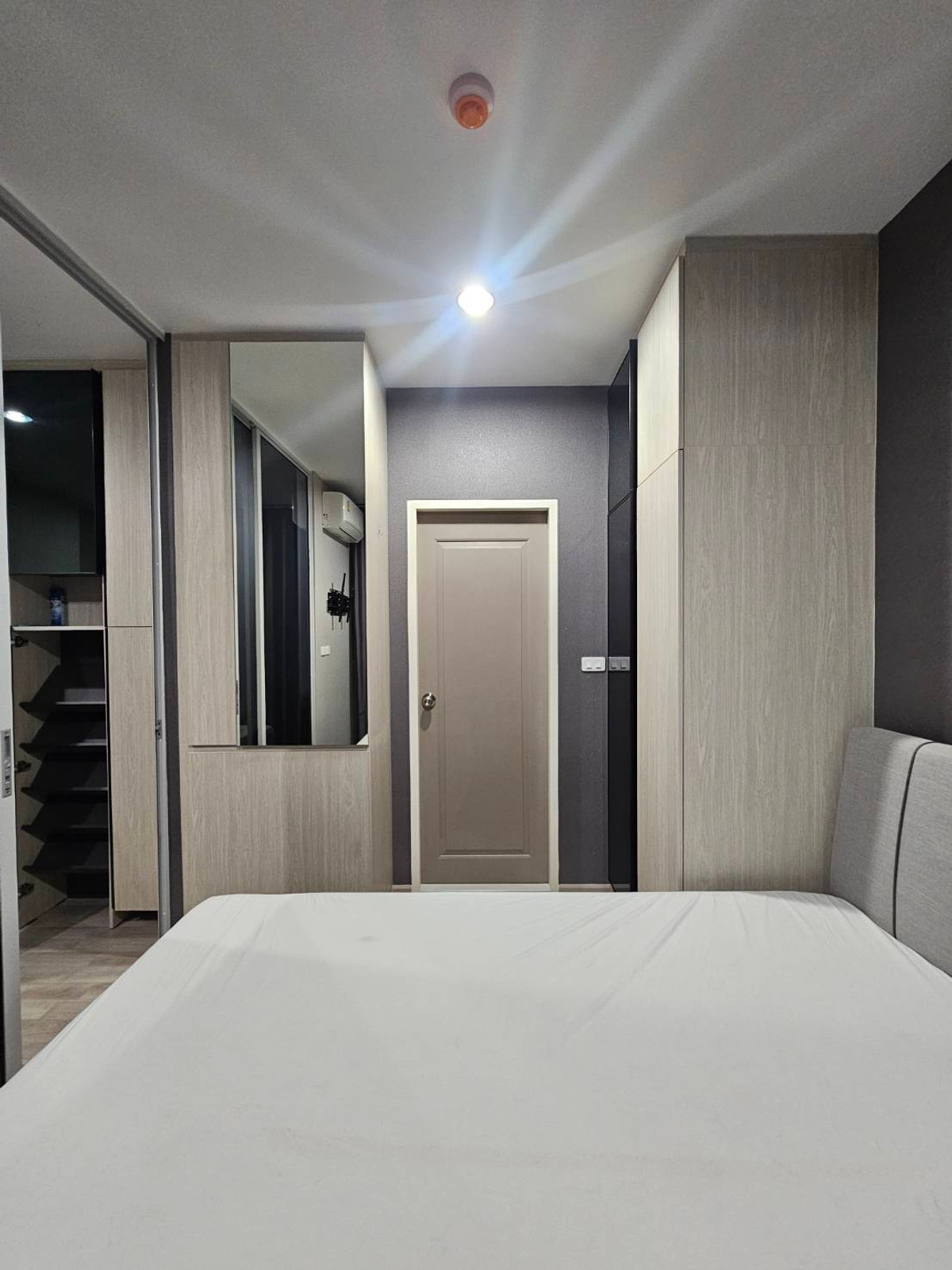 Condo Niche Mono Ramkhamhaeng for sale/rent, Building BA (first building), 12th floor, room type one bed room plus, usable area 35 sq m, fully built-in furniture* 2 air conditioners. – รูปที่ 3