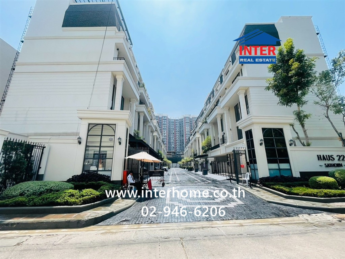 ทาวน์โฮม 4.5 ชั้น 29.5 ตร.ว. หมู่บ้านเฮาส์22สาทร ซอยนราธิวาสราชนครินทน์22 ถนนนราธิวาส เขตยานนาวา กรุงเทพมหานคร – รูปที่ 2